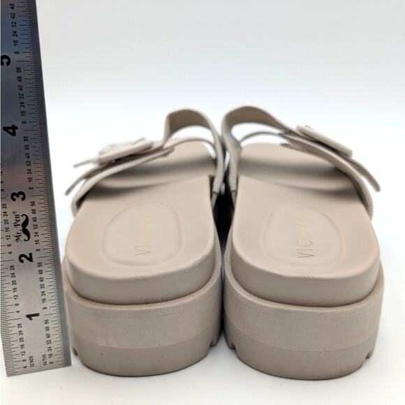 Vionic Capitola Platform Sandals Women's Buckle Straps Beige Size US6.5 EU36.5 - Picture 5 of 12